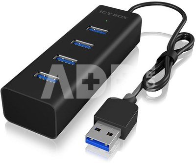 Raidsonic 4 port USB 3.0 hub IB-HUB1409-U3 Black