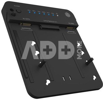Raidsonic Icy Box IB-2915MSCL-C31 Docking & CloneStation for M.2 NVMe & M.2 SATA SSD & 2.5&rdquo;/3.5&rdquo; SATA SSD/HDD