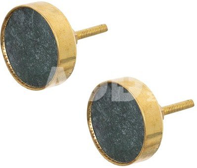 Rankenėlė baldams marmurinė/metalinė 2 vnt D4 cm Atmosphera 195134