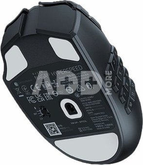 Razer Naga V2 HyperSpeed Gaming Mouse, 2.4GHz, Bluetooth, Wireless, Black
