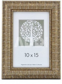 Rėmelis 10x15 plast 3536 bronza šv Niko | 30 mm**