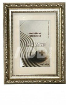 Rėmelis 15x21 plast 204-330 sidabras | 31mm