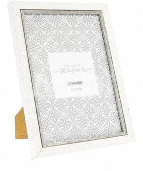 Frame GED 21x30 wooden WD21 | white with grey