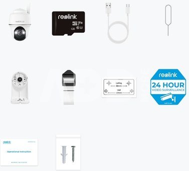 Reolink | 4K 4G LTE Wire Free Camera | Go Series G440 | Dome | 8 MP | Fixed | IP64 | H.265 | MicroSD (Max. 128GB)