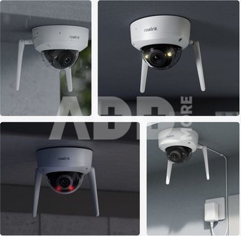 Reolink | 4K Ultra HD IK10 Vandal-Proof Camera | W437 | Dome | 8 MP | 2.7-13.5mm | IP67 | H.265 | Micro SD, Max. 256 GB