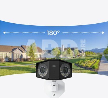 Reolink | Dual-Lens PoE Security Camera with 180&deg; Panoramic View | Duo Series P750 | Bullet | 16 MP | 2.8mm/F1.6 | Power over Ethernet (PoE) | IP67 | H.265 | Micro SD, Max. 256 GB | White