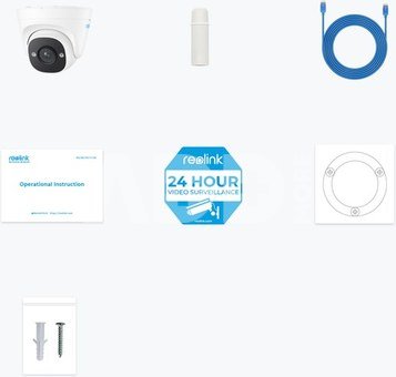 Reolink | IP Camera with Accurate Person and Vehicle | P324 | Dome | 5 MP | 2.8 mm | IP66 | H.264 | Micro SD, Max. 256 GB
