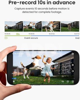 Reolink Wireless Pan & Tilt Long Lasting Solar/Battery Camera with Spotlights | Altas Series B630 with Solar Panel | Bullet | 4 MP | 4mm/F1.0 | Micro SD, Max. 512 GB