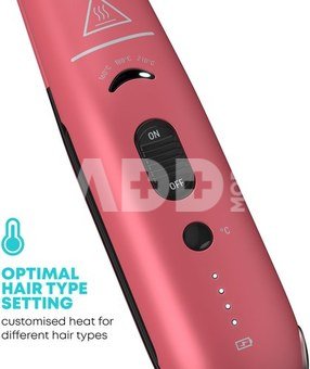 Revamp ST-1700PK-EB Progloss Liberate Cordless Ceramic Compact Hair Straightener Pink