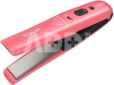 Revamp ST-1700PK-EB Progloss Liberate Cordless Ceramic Compact Hair Straightener Pink