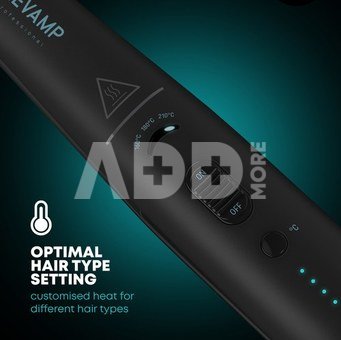 Revamp ST-1700X-EU2 Progloss Liberate Cordless Ceramic Compact Hair Straightener Black