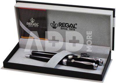 Rinkinys parkeris+rašiklis "Jennings" juodas RE92PD REGAL