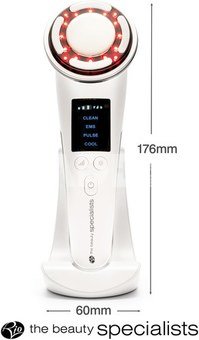 Rio FCTL-TOP-EU/1.0 Facelift & Tone Beauty Spa, 6-In-1 Skincare Tool