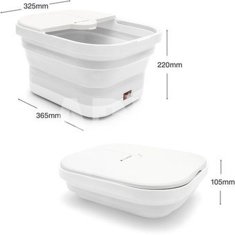 Rio FTBH14-EU/1,0 Revive & Refresh Foldaway Foot Spa Bath