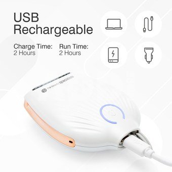 Rio SHSH-WH-BOT-EU/1.0 Go Smooth Lady Shaver, White