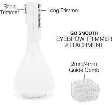 Rio SHTR-EU/1.3 Go Smooth 4-In-1 Lady Shaver & Bikini Trimmer, White