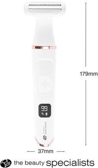 Rio SHTR-EU/1.3 Go Smooth 4-In-1 Lady Shaver & Bikini Trimmer, White