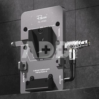 Rolux V-Mount Battery Plate RL-VF3 for DJI Ronin 4D
