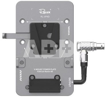 Rolux V-Mount Battery Plate RL-VF3 for DJI Ronin 4D