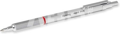 rotring Rapid Pro Ballpoint Pen Chrome with Refill M-Blue