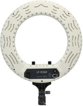 Caruba Round Vlogger 12 inch LED set met tas   White