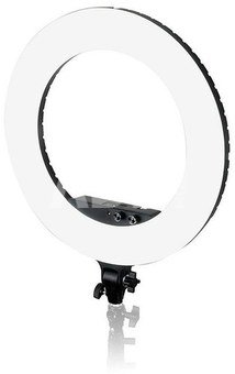 Caruba Round Vlogger 18 inch LED set Economy met tas   Black