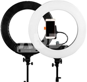Caruba Round Vlogger 18 inch LED set Economy met tas   Black