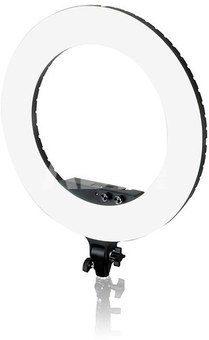 Caruba Round Vlogger 18 inch LED set PRO met tas   Black