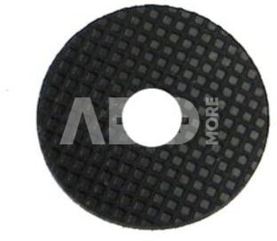 Caruba rubber cover plate (25 mm) with 3/8&rdquo; cutout