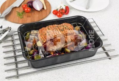 Russell Hobbs CW91612EU7 Enamel 34cm Roaster & Rack