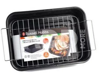 Russell Hobbs CW91612EU7 Enamel 34cm Roaster & Rack