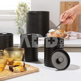 Russell Hobbs RH03270 Liniera 4-Piece Countertop Set, Black