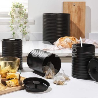 Russell Hobbs RH03270 Liniera 4-Piece Countertop Set, Black
