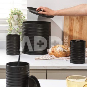 Russell Hobbs RH03270 Liniera 4-Piece Countertop Set, Black