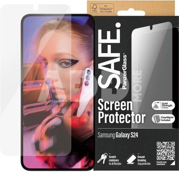 SAFE by PanzerGlass Screen Protector Samsung Galaxy S24 | Ultra-Wide Fit w EasyAligner | PanzerGlass