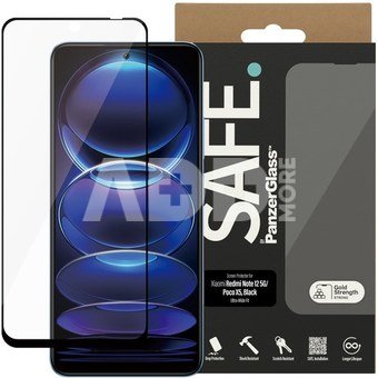 SAFE by PanzerGlass Screen Protector Xiaomi Redmi Note 12 5G | 12 4G | Poco X5 | Ultra-Wide Fit | PanzerGlass