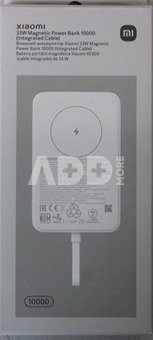 SALE OUT. 33W Magnetic Power Bank 10000mAh (Integrated Cable) | 10000 mAh | White | DEMO