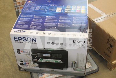 SALE OUT. Epson EcoTank L15150 Pint Scan Copy Fax Epson EcoTank L15150 Colour, Inkjet, Multicunctional Printer, A3+, Wi-Fi, Black, DAMAGED PACKAGING