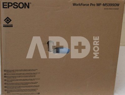 SALE OUT. Epson WorkForce Pro WF-M5399DW | SALE OUT. | Epson WorkForce Pro | WF-M5399DW | Inkjet | Mono | Inkjet Printer | Wi-Fi | Grey | DAMAGED PACKAGING