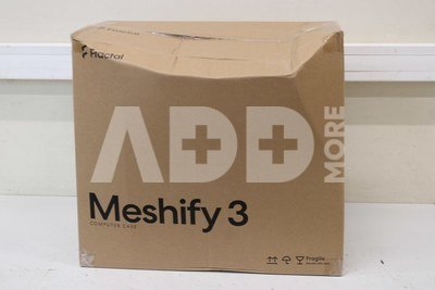 SALE OUT. Fractal Design Meshify 3 Ambience Pro RGB Black TG | SALE OUT. SALE OUT. Fractal Design Meshify 3 | Ambience Pro RGB Black TG Light Tint | ATX | DAMAGED PACKAGING, DAMAGED PAINT ON TOP