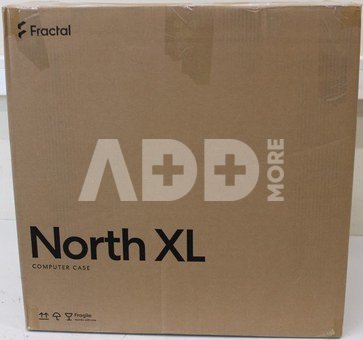 SALE OUT. Fractal Design North XL RC Charcoal Black TG Dark | Fractal Design PC Case | North XL | RC Charcoal Black TG Dark | ATX/mATX | DAMAGED PACKAGING