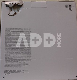 SALE OUT. Sony SA-SW5 Wireless 300W Subwoofer for HT-A9/A7000 | Sony Speaker | Subwoofer for HT-A9/A7000 | DAMAGED PACKAGING | 300 W | Black | 2 &Omega; | Portable | Wireless connection