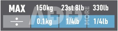 Salter 9081 SVFEU12 Glass Electronic Bathroom Scale, Silver/Transparent