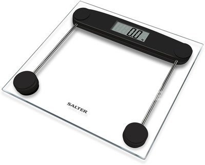 Salter 9208 BK3R Compact Glass Electronic Bathroom Scale