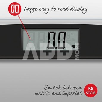 Salter 9208 BK3R Compact Glass Electronic Bathroom Scale