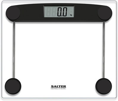 Salter 9208 BK3R Compact Glass Electronic Bathroom Scale