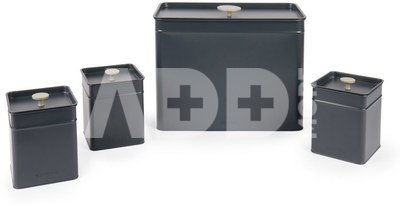 Salter BW126131EU7 Marino 4-Piece Bread Bin & Canister Set