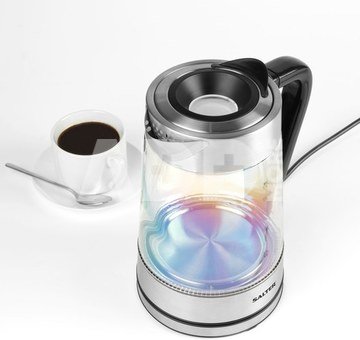 Salter EK5078IRFVDE Iridescent Glass Kettle