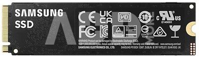Samsung 990 PRO 2000 GB, SSD form factor M.2 2280, SSD interface PCIe Gen4x4, Write speed 6900 MB/s, Read speed 7450 MB/s