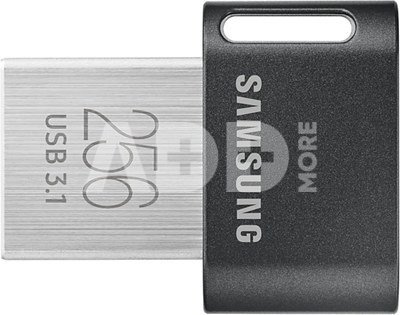 Samsung FIT Plus MUF-256AB/APC 256 GB, USB 3.1, Black/Silver